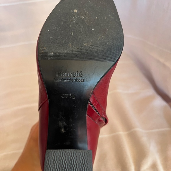 Marcie Ankle Boot | Red - Picture 14 of 14